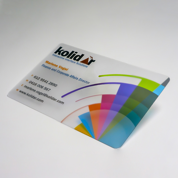 Plastic Cards - 0.38mm Frosted
